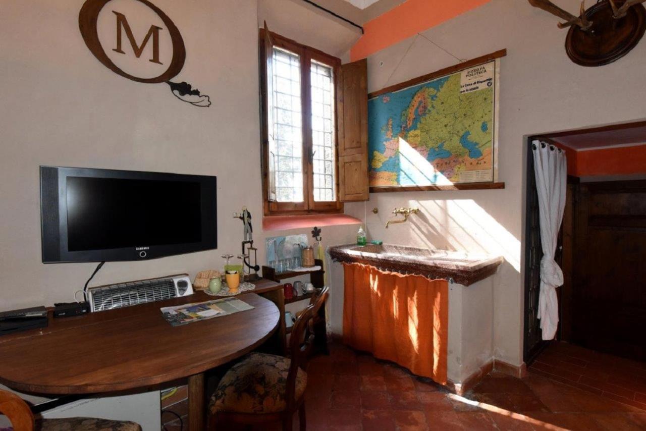 Mdq - Azienda Agricola Lägenhet Castiglione dʼOrcia Exteriör bild